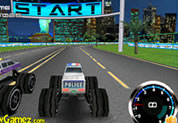 3D Police Monster Truck